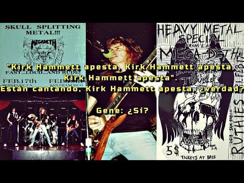 Interview with Dave Mustaine after Debut Show (1984)