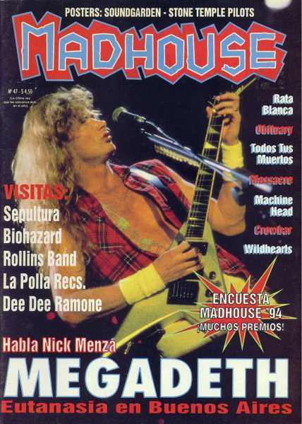 Portada de la entrevista: INTERVIEW WITH DAVE MUSTAINE: Dave at Home