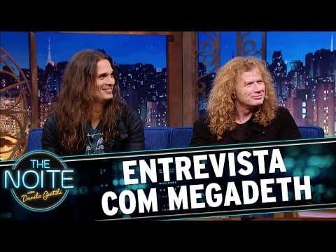 Interview with Megadeth | The Noite (11/17/17)